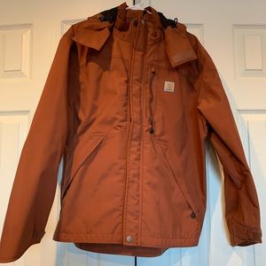 Carhartt mens orange storm defender jacket. Size Medium.